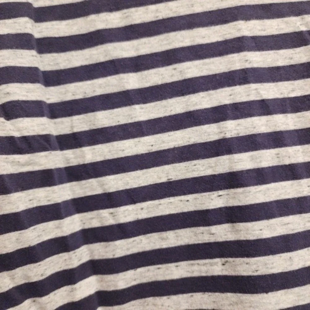 Baby B'gosh Kids sz4T Long Sleeve Shirt Genius‎ of the Family Navy Stripe Funny